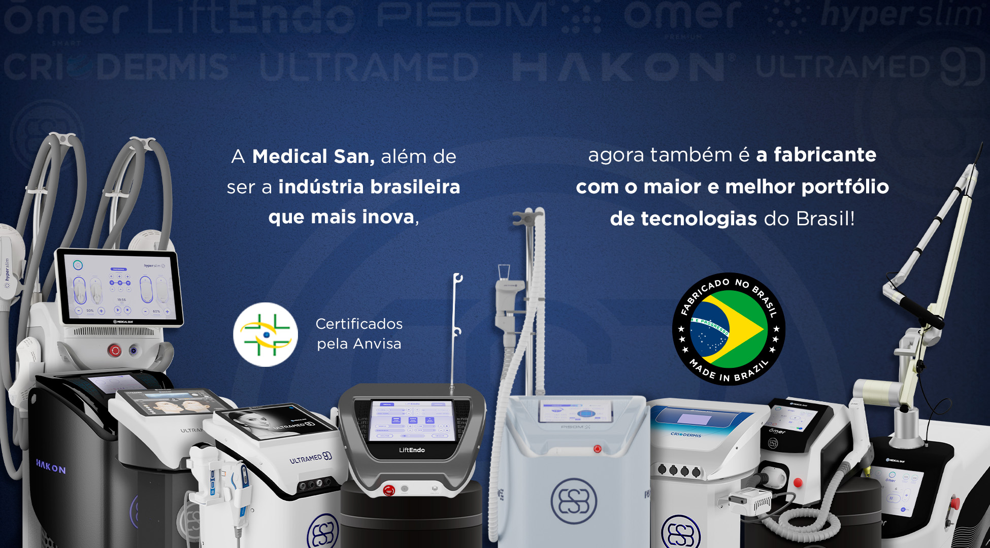 Grupo Medical San tem agora o maior e mais completo portfólio de  equipamentos do Brasil : Medical San
